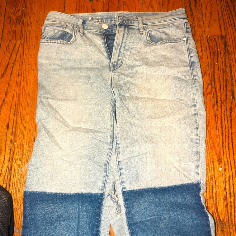 Two toned jeans